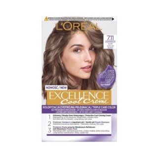 L'oreal Excellence Creme Farba do włosów /7.11/ Ultrapopielaty Blond