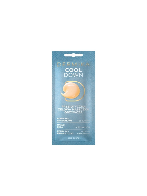 Dermika Cool Down gel, prebiotic Nourishing face mask 7 g