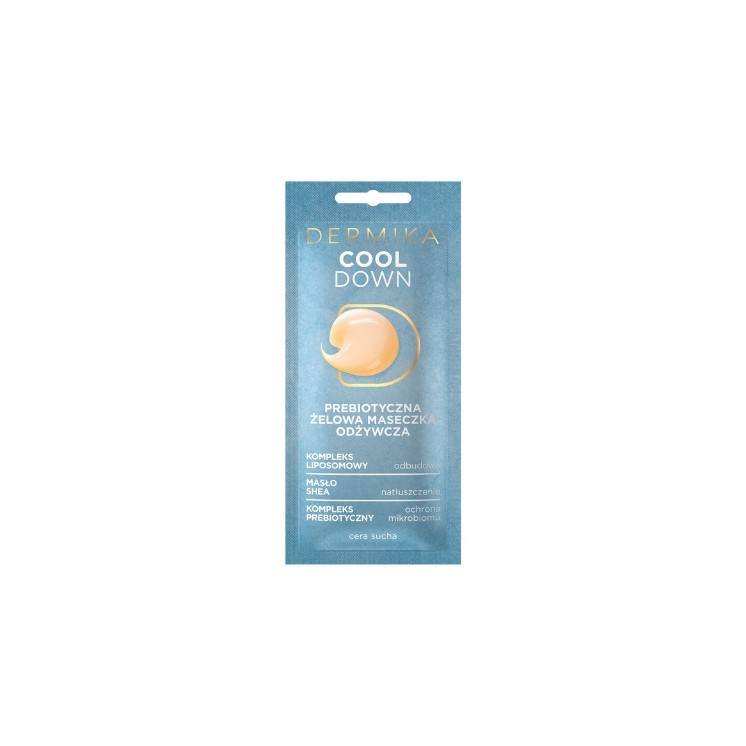Dermika Cool Down żelowa, prebiotyczna Maseczka do twarzy odżywcza 7 g