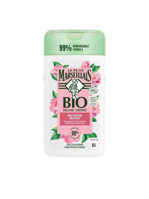 Le Petit Marseiliais Bio Żel pod prysznic Dzika róża 250 ml