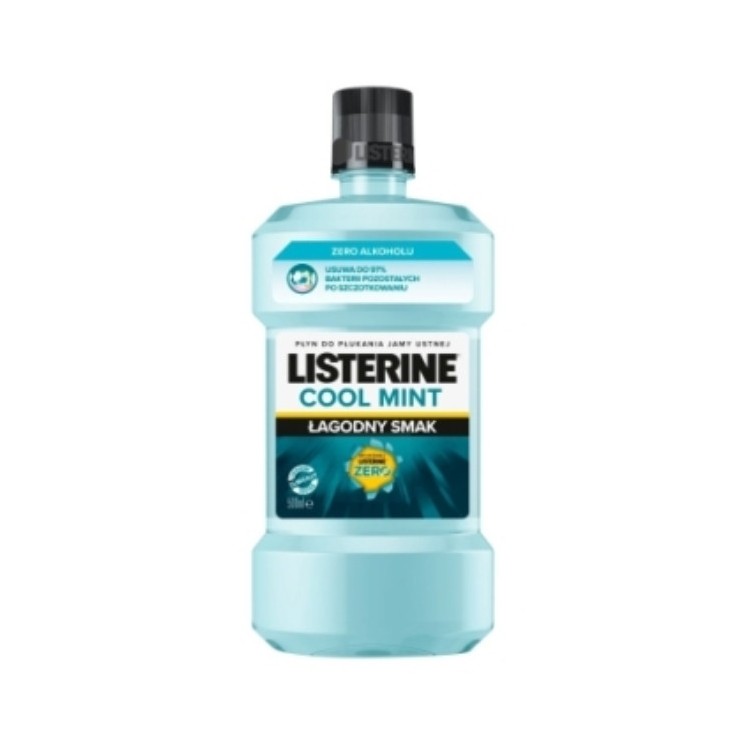 Listerine Płyn do płukania jamy ustnej Cool Mint Łagodny Smak 500 ml