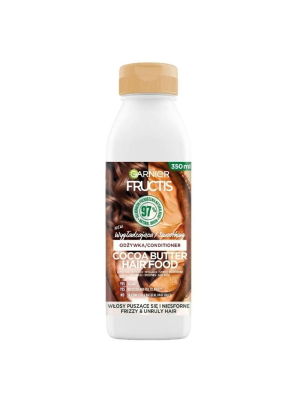 Garnier Fructis Hair Food Cocoa Butter wygładzająca Odżywka do włosów puszących się 400 ml