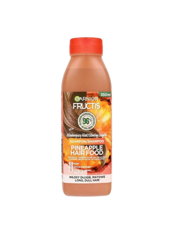 Garnier Fructis Hair Food Szampon do włosów dlugich i matowych Ananas 350 ml