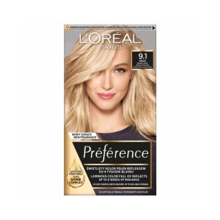 L'oreal Preference Farba do włosów /9.1/ Bardzo Jasny Popielaty Blond