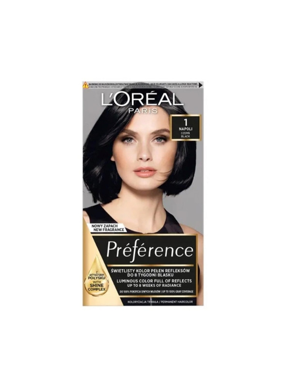 L'oreal Preference Farba do włosów /1/ Czerń