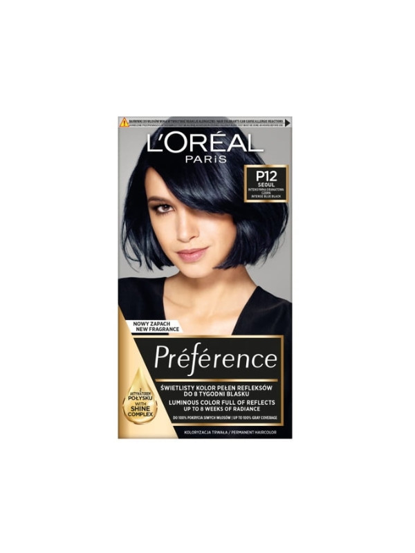 L'oreal Preference Farba do włosów /P12/ Intensywna Granatowa Czerń