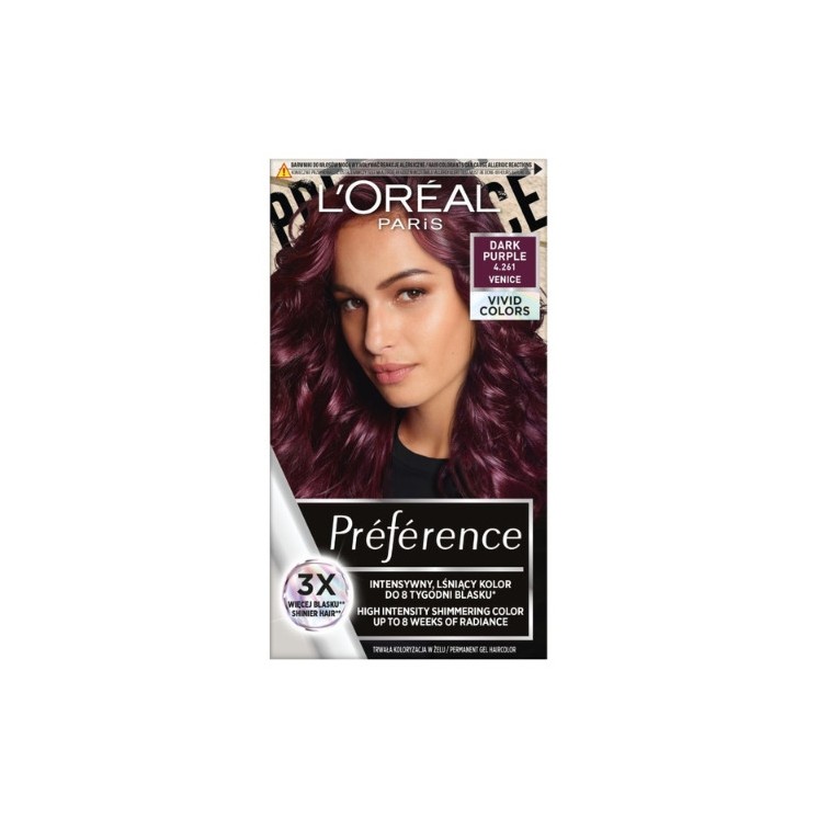 L'oreal Preference Vivid Colors Farba do włosów /4.261/ Dark Purple