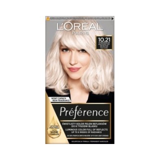 L'oreal Preference Farba do włosów /10.21/ Bardzo Bardzo Jasny Popielaty Blond