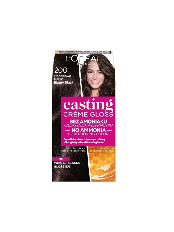 L'oreal Casting Creme Gloss Hair dye /200/ Ebony Black