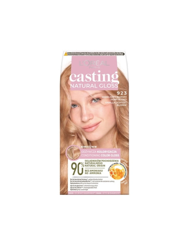 L'oreal Casting Natural Gloss Farba do włosów /923/ Waniliowy Bardzo Jasny Blond