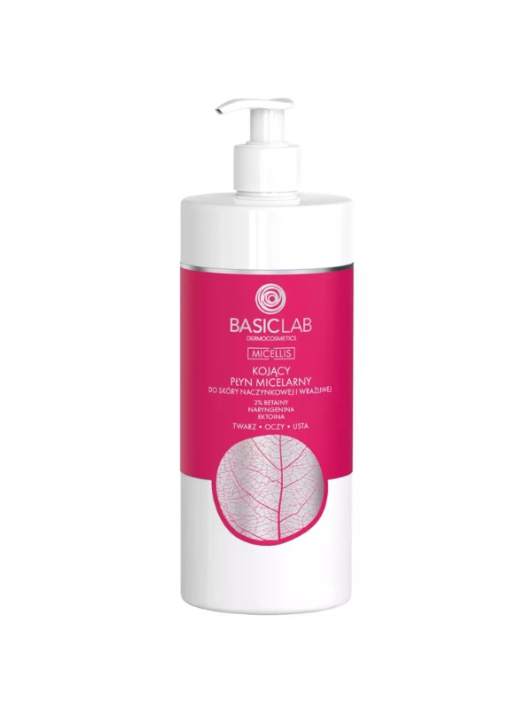 BasicLab Micellis soothing micellar fluid for vascular and sensitive skin 500 ml