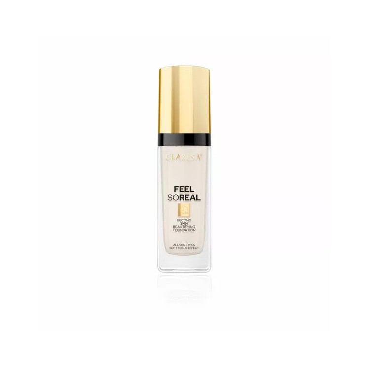 Claresa Feel So Real Podkład do twarzy /01/ Fair-light 30ml