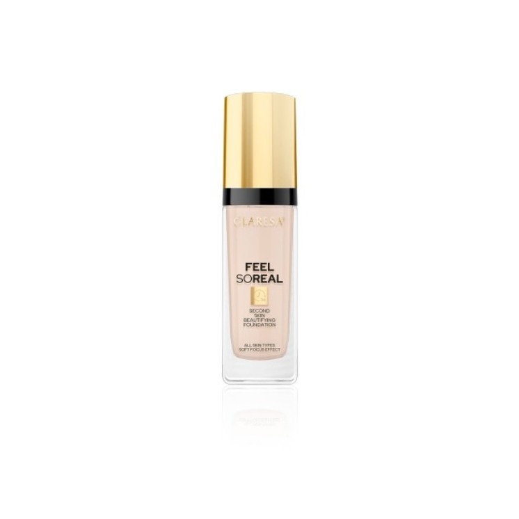 Claresa Feel So Real Podkład do twarzy /04/ Medium 30ml