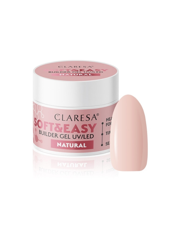 Claresa Soft & Easy Żel budujący do paznokci Natural 45 g