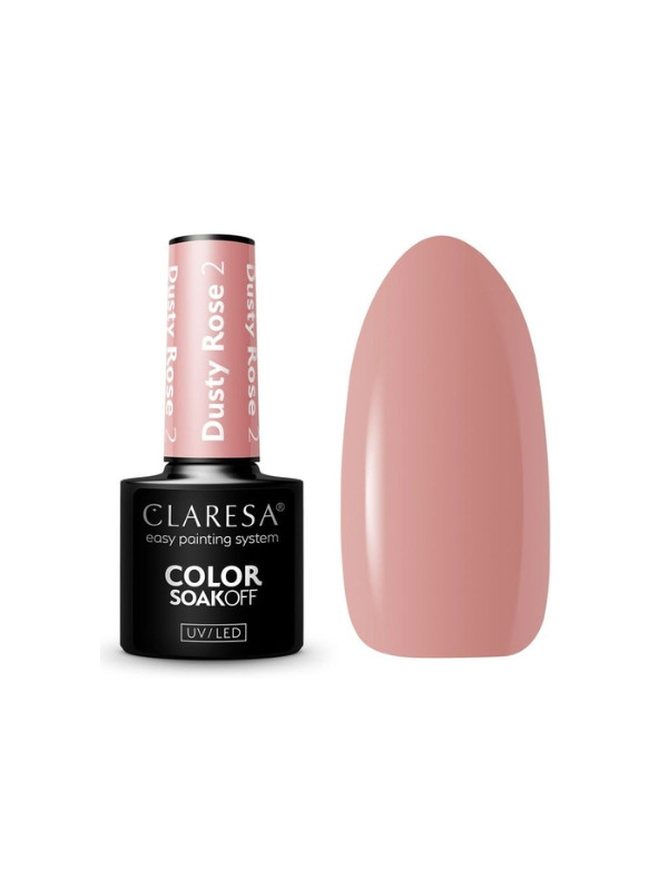 Claresa Dusty Rose Hybrid nail polish /2/ 5 g