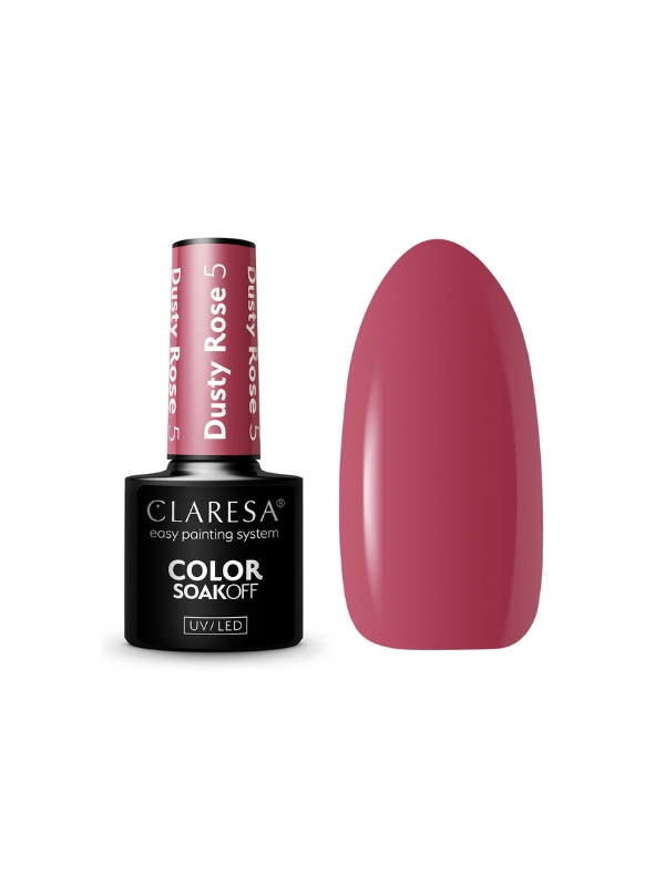 Claresa Dusty Rose Hybrid nail polish / 5 / 5 g