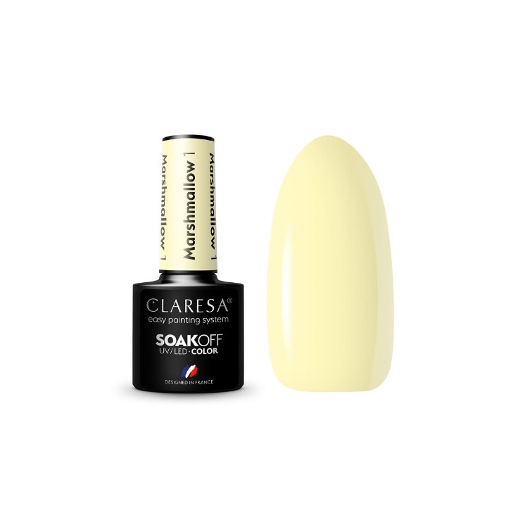 Claresa Marshmallow Hybrid nail polish /1/ 5 g
