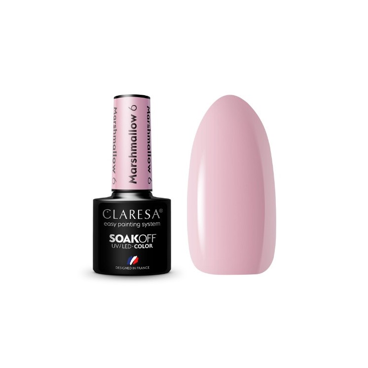 Claresa Marshmallow Hybrid nail polish /6/ 5 g