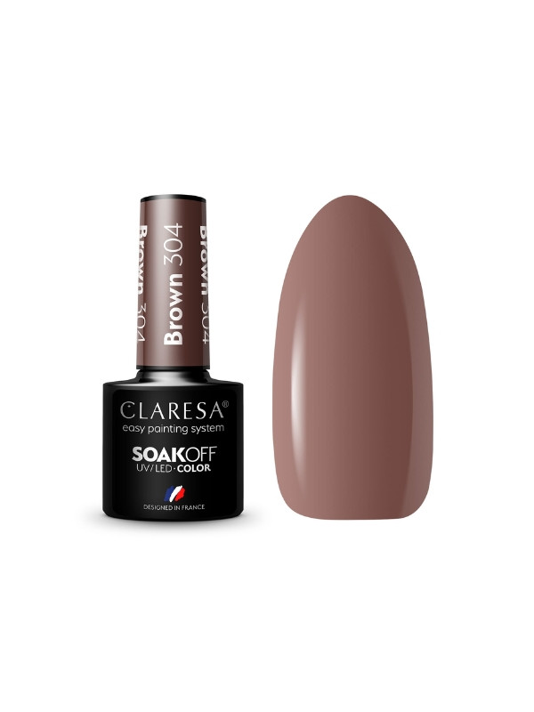 Claresa Brown Hybrid nail polish /304/ 5 g