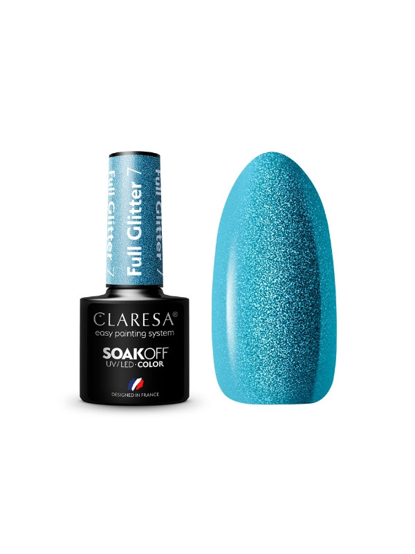 Claresa Full Glitter Hybrid nail polish /7/ 5 g