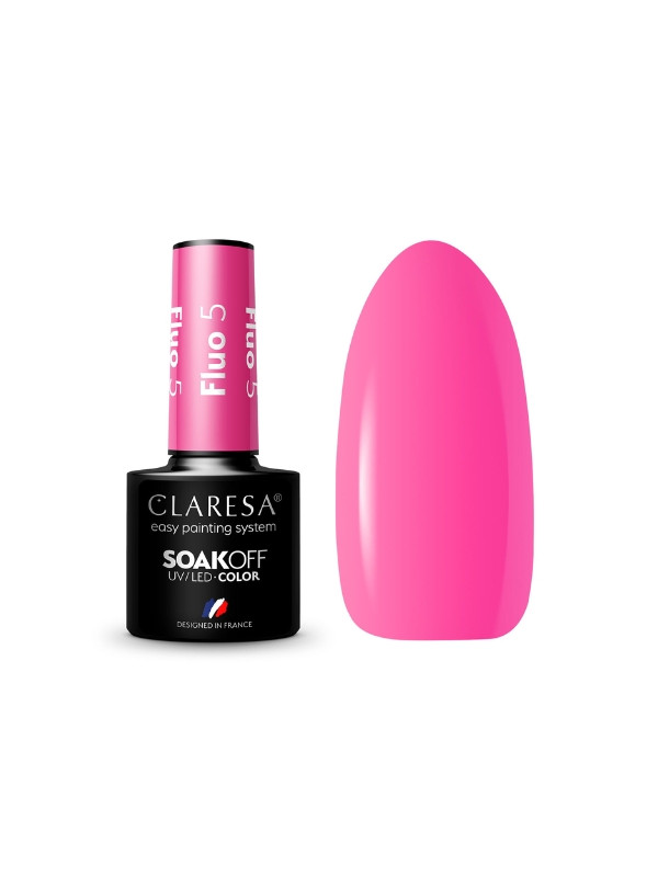 Claresa Fluo Hybrid nail polish / 5 / 5 g