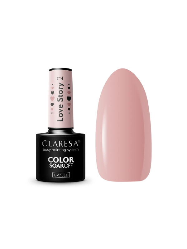 Claresa Love Story Hybrid nail polish /2/ 5 g