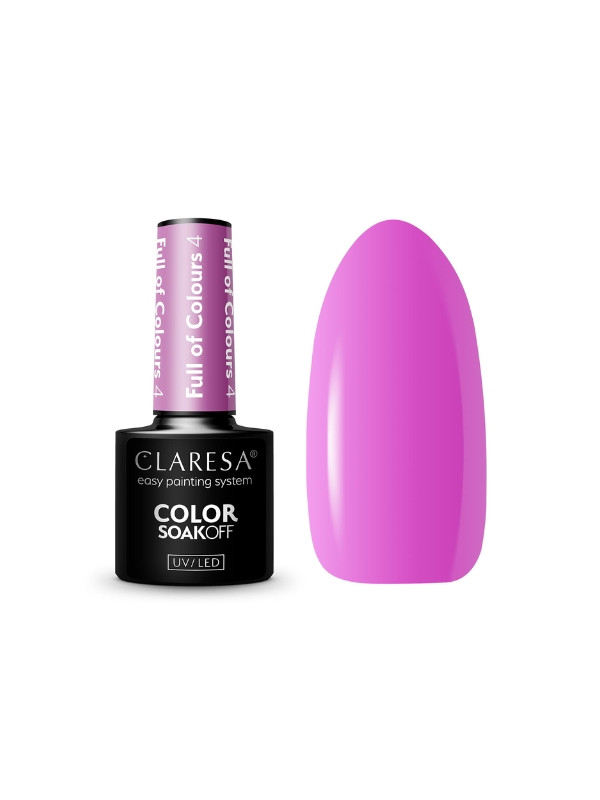 Claresa Full Of Colors Hybrid nail polish /4/ Claresa Full Of Colours Hybrid nail polish /4/ 5 g