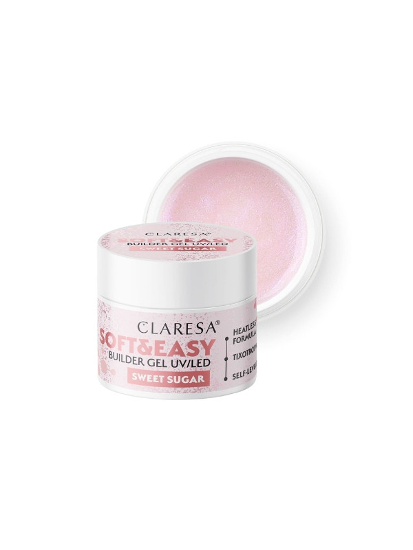 Claresa Soft & Easy Sweet Sugar nail building gel 45 g