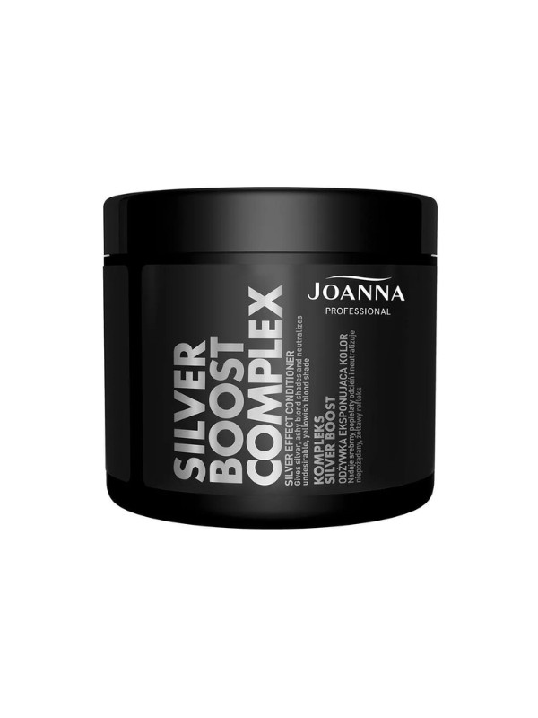 Joanna Professional SILVER BOOST KOMPLEKS Odżywka do włosów eksponujący kolor srebrny 500 ml