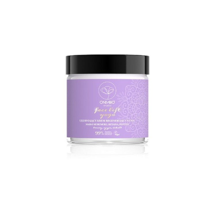 ONLYBIO Ritualia Face Lift Yoga ujędrniający Krem regenerujący do twarzy na noc 50 ml