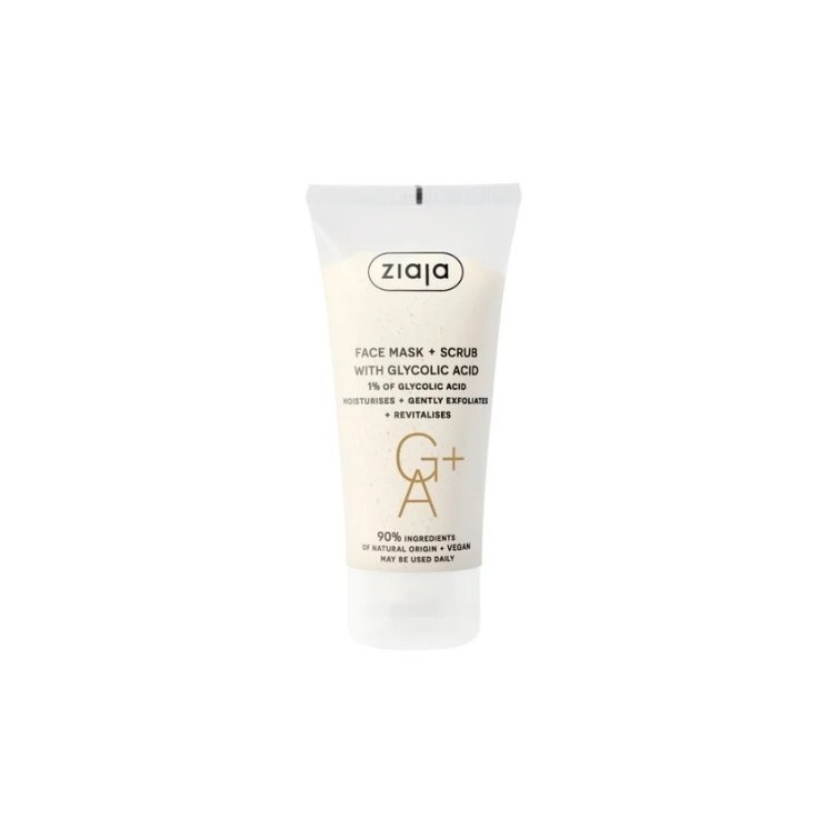 Ziaja Mask - Facial Peeling with glycolic acid 55 ml