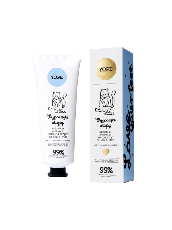 YOPE Natural repairing Cooling cream for legs and feet 75 ml