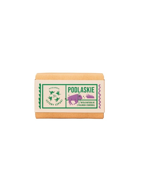 Mydlarnia Cztery Szpaki natural Podlasie soap with wormwood and Żubrówka 110 g