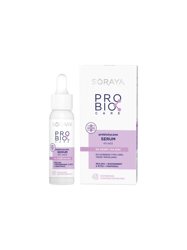 Soraya ProBio Care Prebiotyczne kojące Serum do twarzy do każdego typu cery, także wrażliwej na dzień i na noc 30 ml