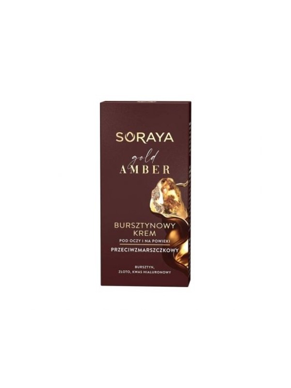 Soraya Gold Amber Bursztynowe Serum przeciwzmarszczkowe do twarzy, szyi i dekoltu 30 ml