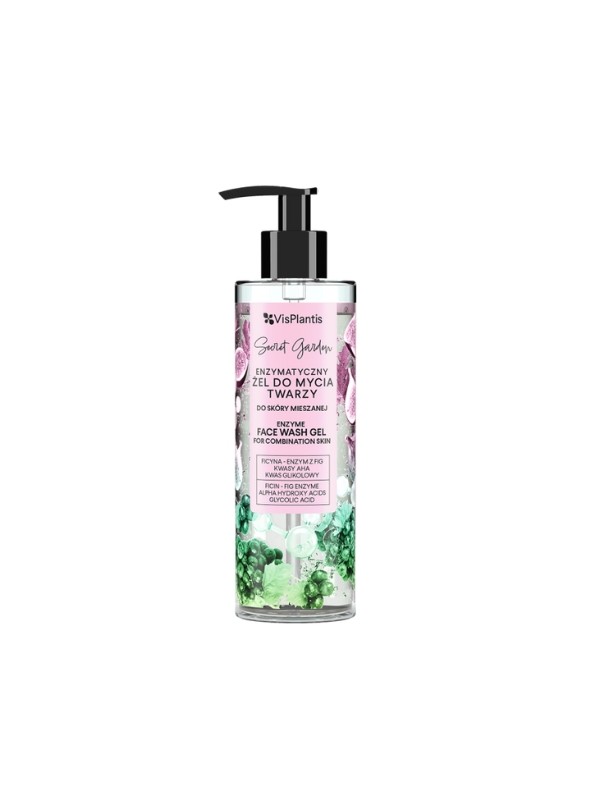 Vis Plantis Secret Garden Enzymatic Face Washing Gel for Combination Skin 200 ml