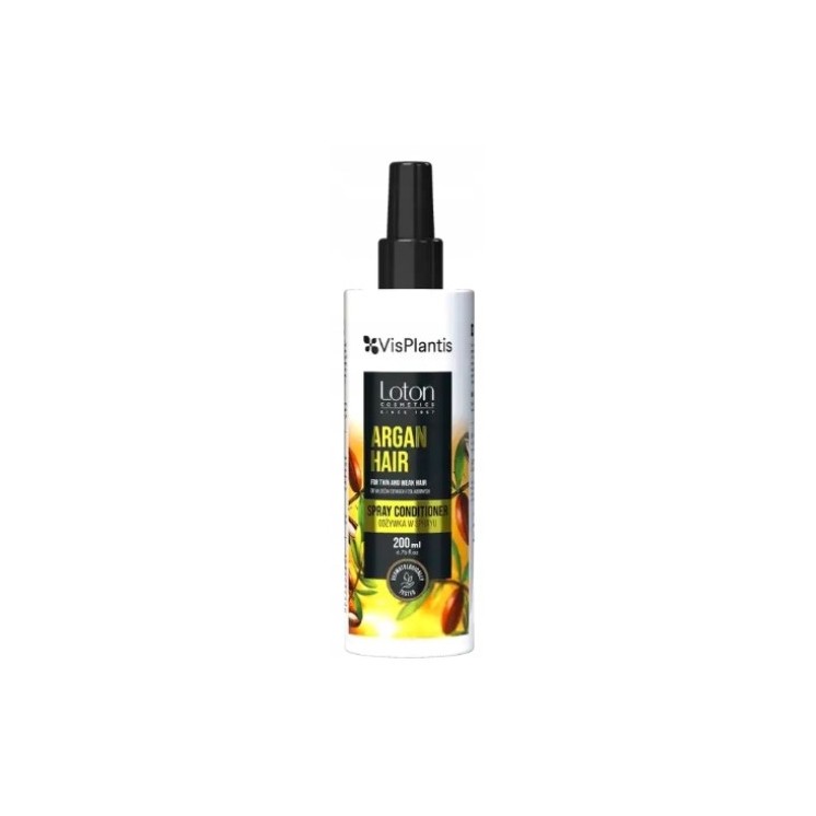 Vis Plantis Loton Odżywka w spray'u do włosów cienkich i osłabionych z olejem arganowym 200 ml