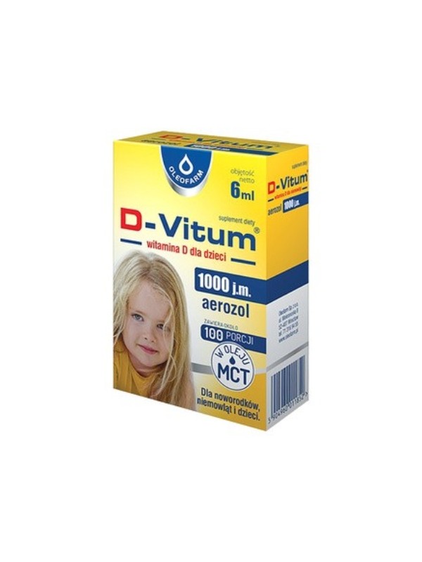 D-Vitum Vitamin D 1000 IU aerosol 6 ml