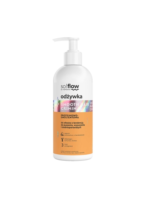 So!flow Protein-Emollient Conditioner for medium porosity hair prone to frizz 300 ml