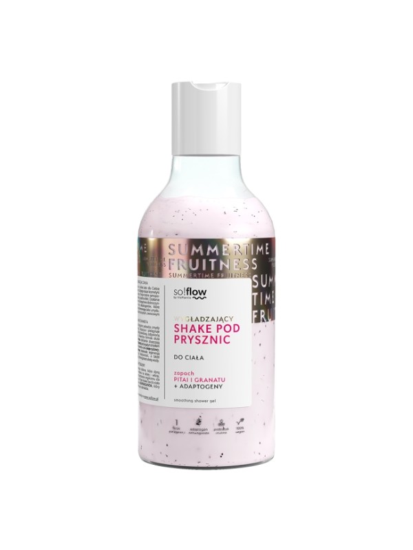 So!flow Wygładzający Shake do ciała pod prysznic Pithaja, Pomegranate 400 ml