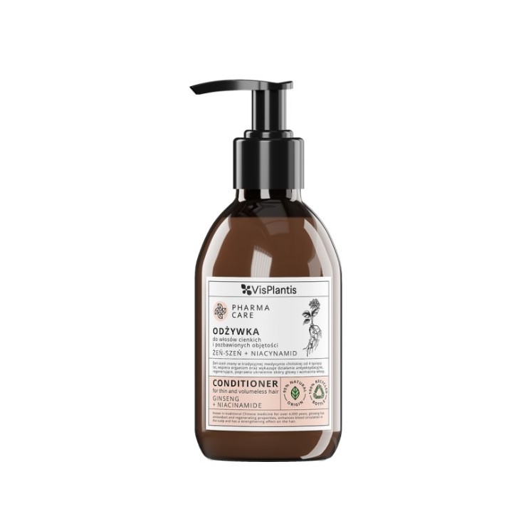 Vis Plantis Pharma Care Conditioner for thin and volumeless hair Ginseng + Niacinamide 300 ml