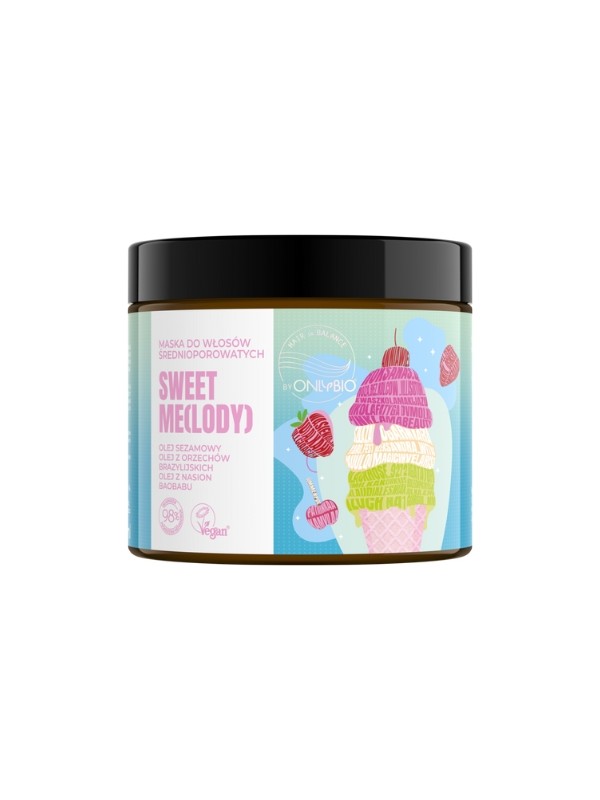 ONLYBIO Hair in Balance Sweet Me (ice cream) Mask for medium porosity hair 400 ml