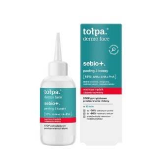 Tołpa Dermo Face Sebio+. Facial Peeling 3 acids 50 ml