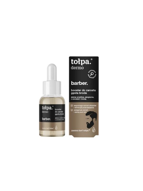 Tołpa Dermo Barber. Stubble and thick beard booster for men 30 ml