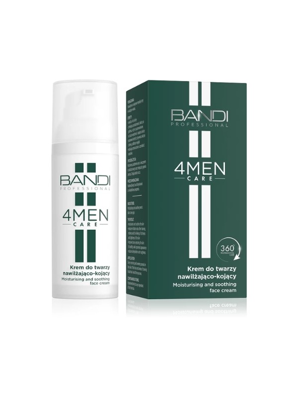 Bandi 4Men Care Moisturizing and Soothing Face Cream for Men 50 ml