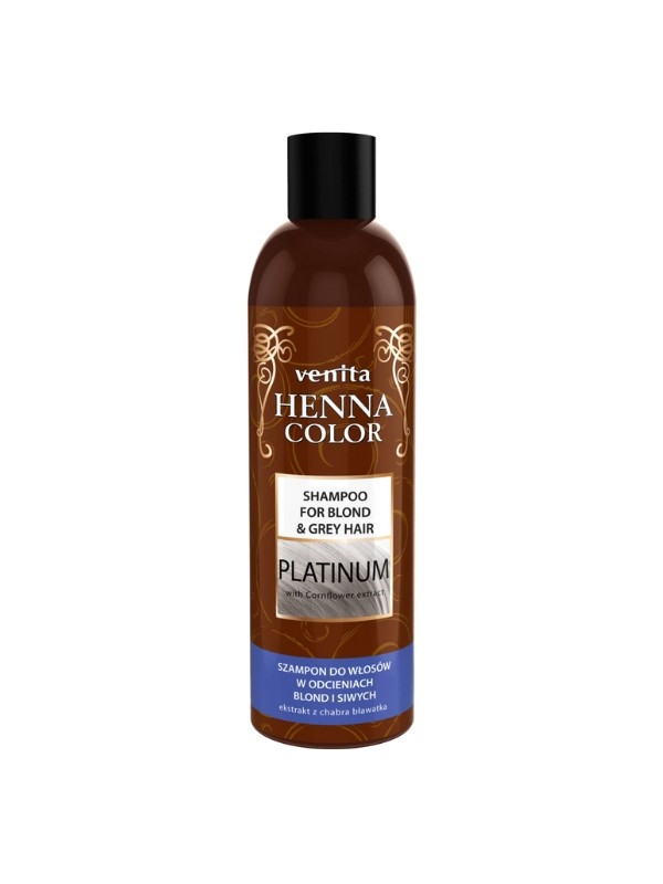 Venita Henna Color Szampon do włosów blond i siwych Platinum 250 ml