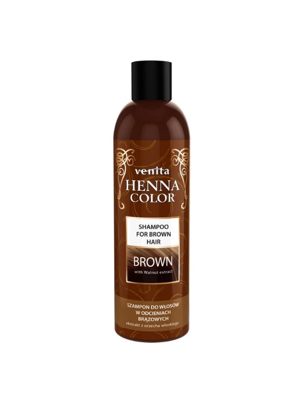 Venita Henna Color Szampon do włosów brązowych Brown 250 ml