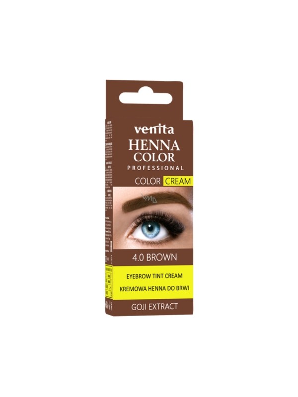 Venita kremowa Henna do brwi /4.0/ Brąz 30 g