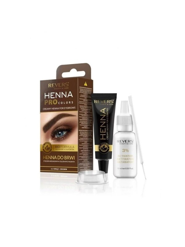 Revers Henna cream for eyebrows and eyelashes /2.0/ Brown