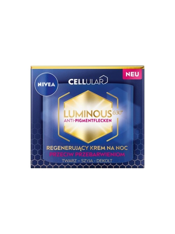 Nivea Cellular Iluminous Regenerating Night Face Cream against discoloration 50 ml